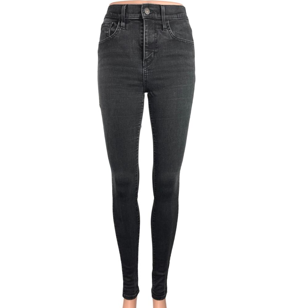 Levi Strauss & co Women's High Rise Stretchable Ankle Skinny Denim Jeans Size 27